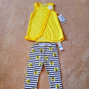 Little Girl Summer Outfit Capri Set 🌼